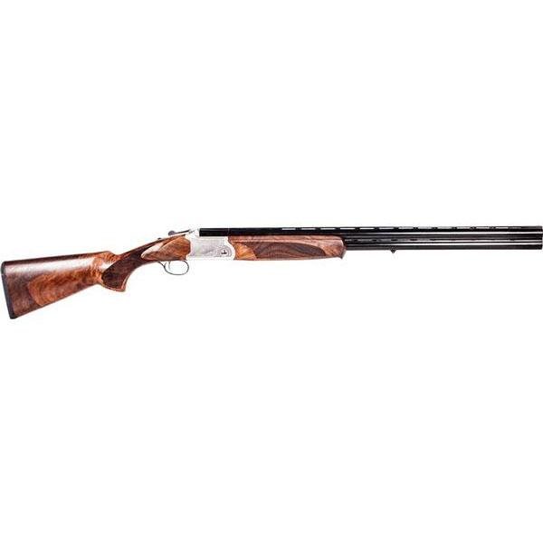 ATI Cavalry SX O/U Shotgun 12ga 28" Barrel Walnut Engraved Nickel Blued - American Tactical Imports - 12 Gauge