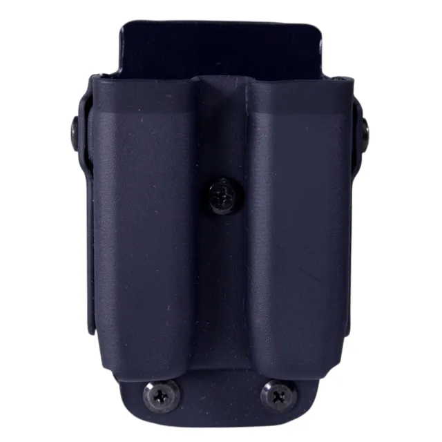 High Speed Gear 42P212BK Twin Mag Pouch, Size 2, Black, PLM Belt, Kydex - High Standard