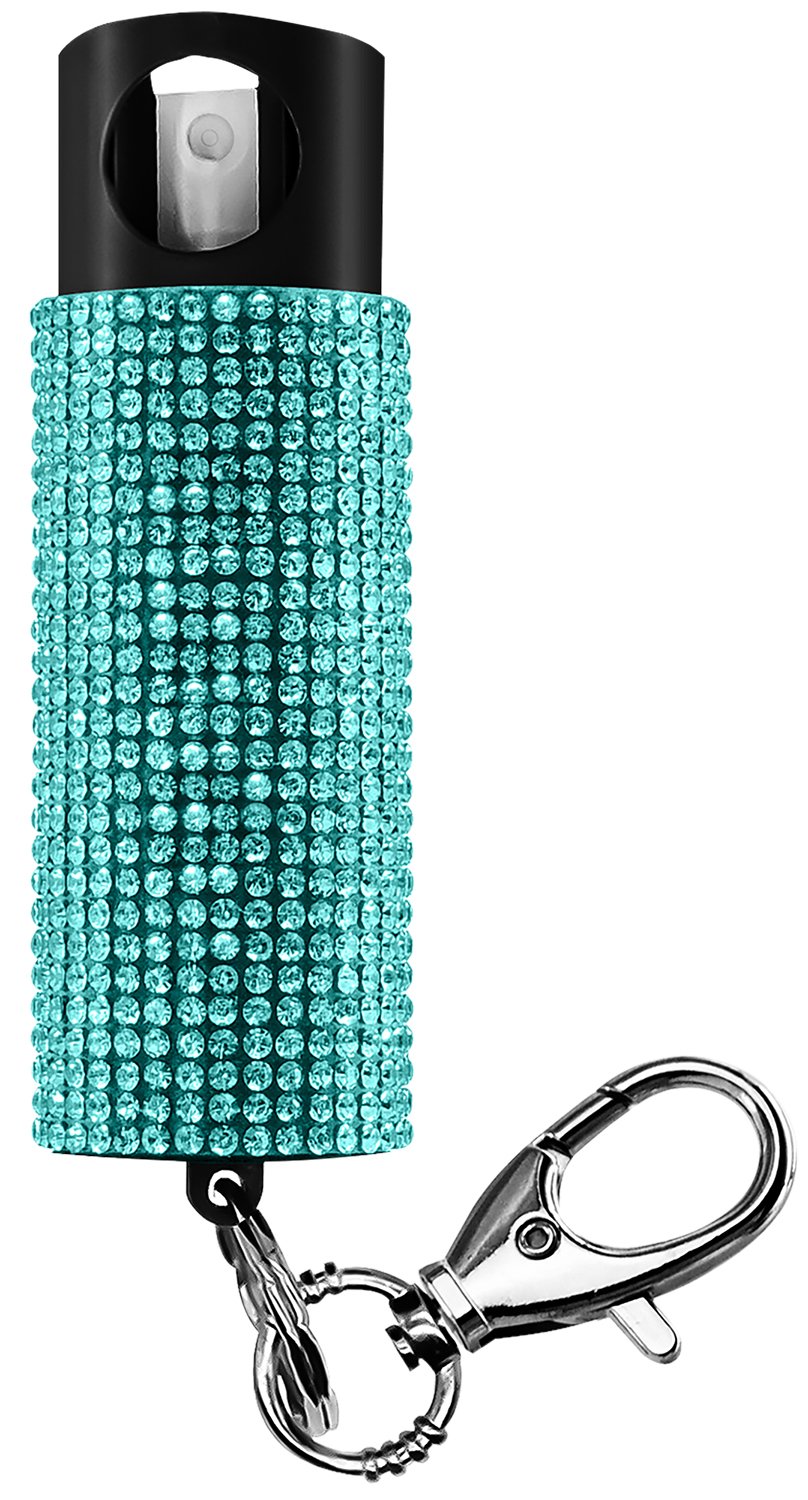 GuardDog PSGDBOTL Pepper Spray 0.50oz 16ft Teal Keychain 0.50 OZ - GuardDog - 0.50 OZ