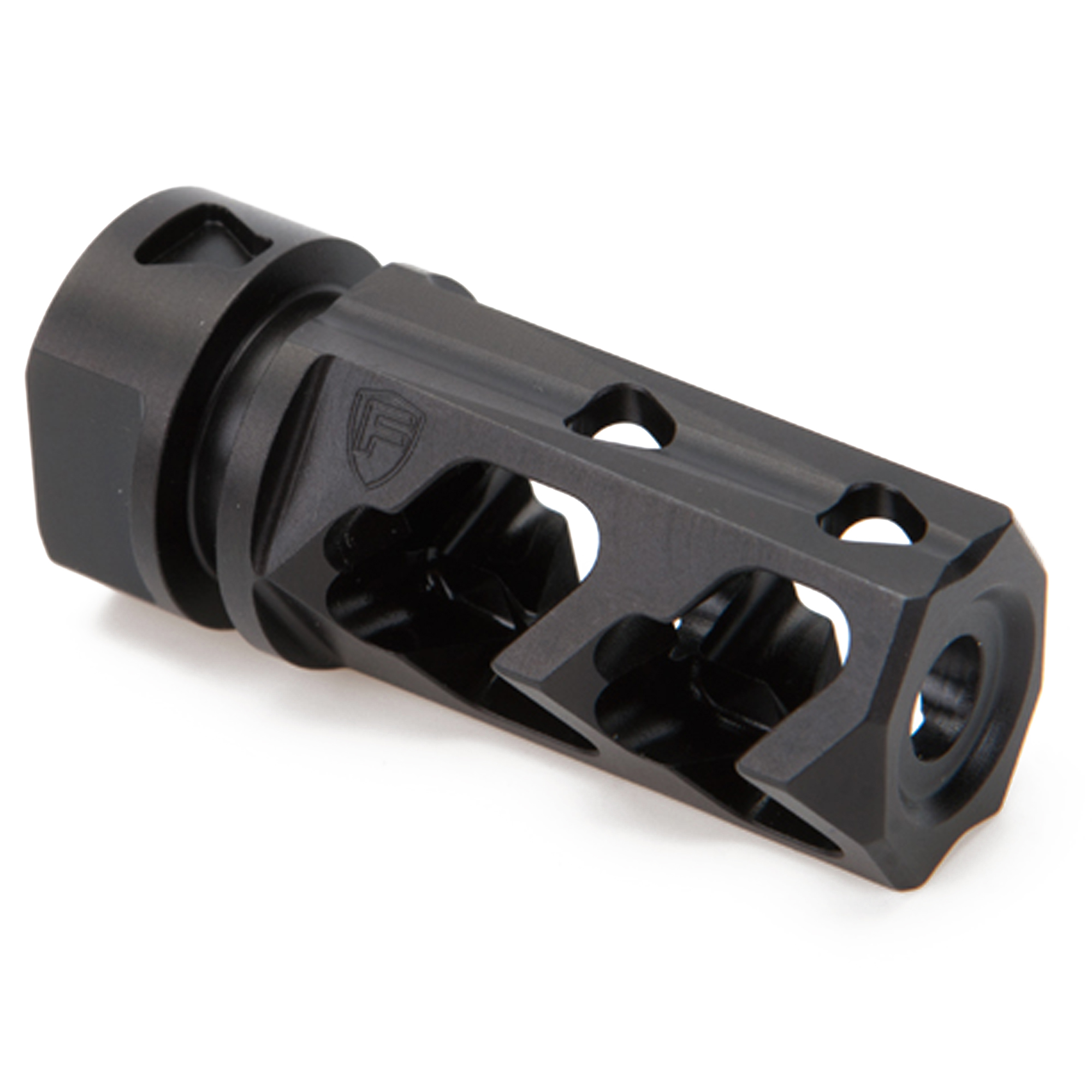 Fortis 556-MB-BLK Muzzle Brake 5.56MM Black 4140 Steel Nitride Coated - Fortis Manufacturing - 556NATO