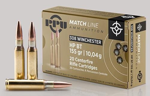Buy TRZ Trading PPM3081 .308 WIN 155gr HPBT 2610fps 20ct Rifle Ammo online