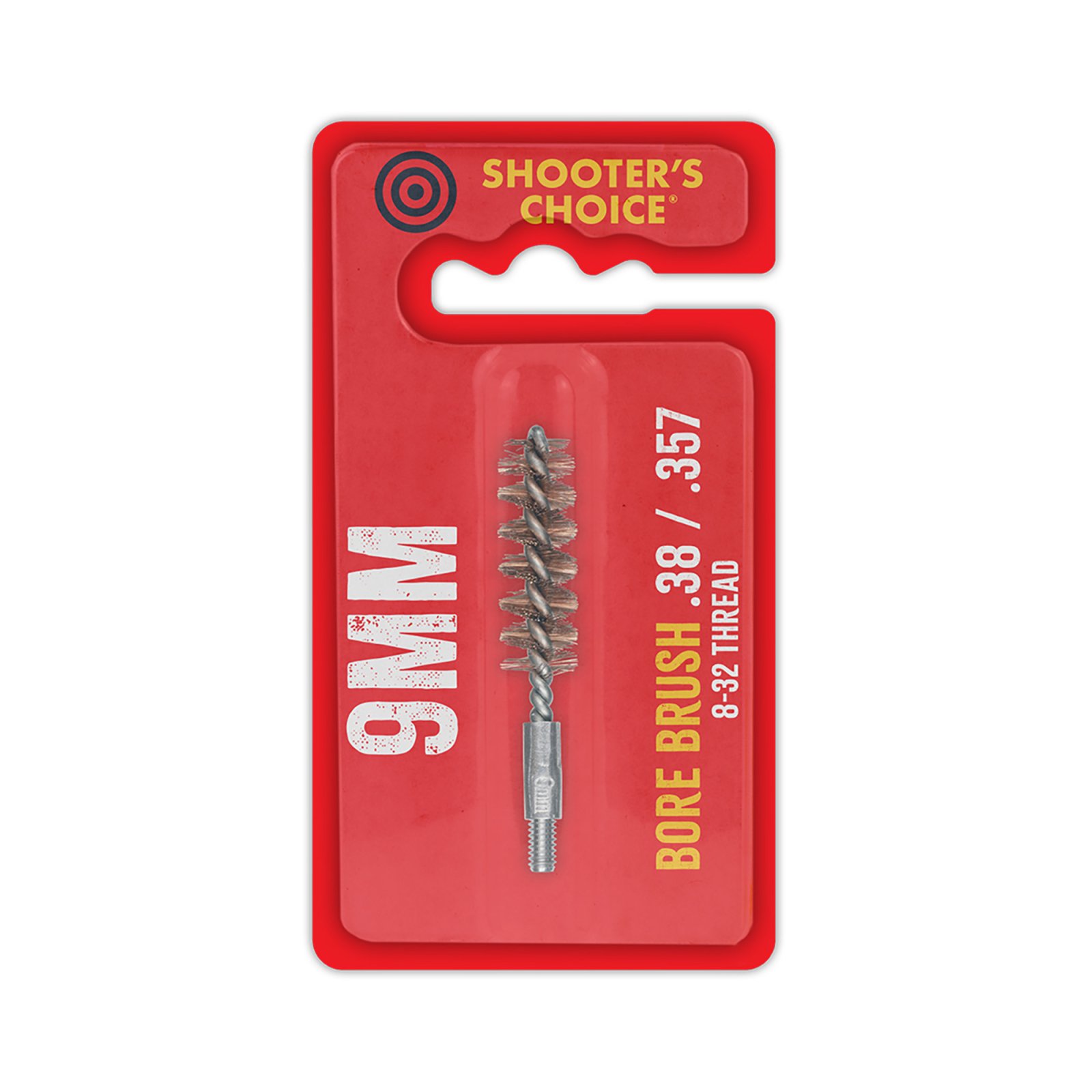 9mm Bronze Bore Brush - 2" - Shooter's Choice - 9MM