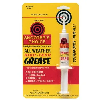 Shooter's Choice Hi-Tech Grease Liquid Lube 10cc Syringe SHF-G10CC 10 CC - Shooter's Choice - 10 CC