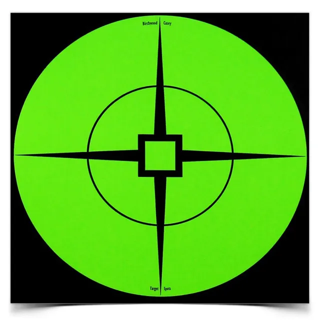 Birchwood Casey Target Spots 6" Crosshair Green 10 Pack - Birchwood Casey - 6"