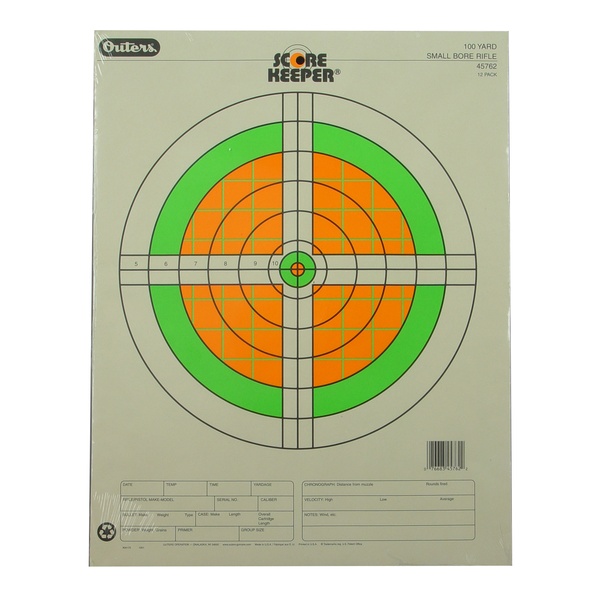 Buy Champion 45762 100 Yard Small Bore Rifle Fluorescent 12 Pack online