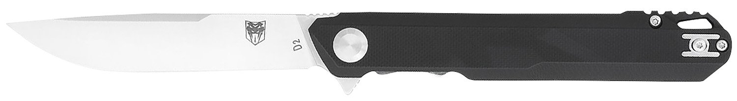 CobraTec CTMONBLK Monarch 3.5" D2 Steel Blade Folding Knife G10 Handle - CobraTec Knives