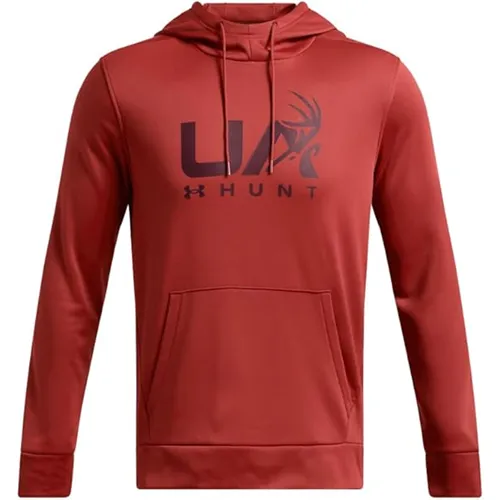 Under Armour Men's Armour Fleece Hunt Logo Midweight Hoodie