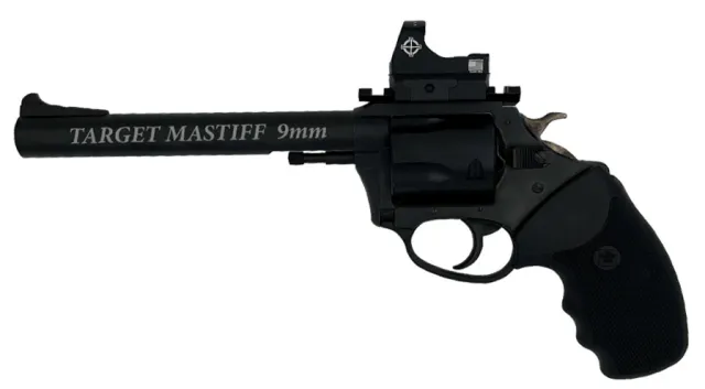 CA TARGET MASTIFF 9MM 6 BLK 5RD SHOOTER - Charter Arms