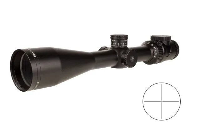 Trijicon 200155 5-20x50mm SFP Green Duplex Reticle Satin Black Scope - Trijicon