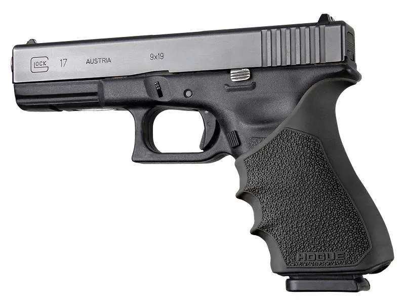 Hogue 17030 HandALL Beavertail Grip Sleeve Black Fits Glock Gen 3-4 - Hogue