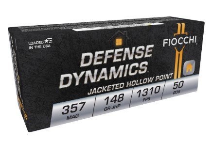 Fiocchi 357E Defense Dynamics 357Mag 148gr JHP 50 Rounds - Fiocchi - 357 Mag