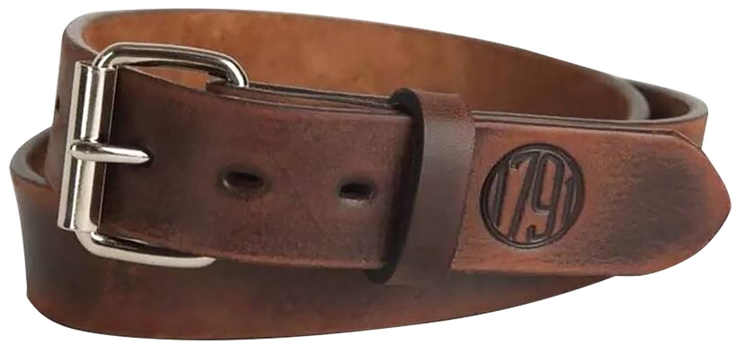 1791 Gunleather BLT-01-40/44-VTG-A Gun Belt 40/44 Vintage Brown Leather - 1791 Gunleather