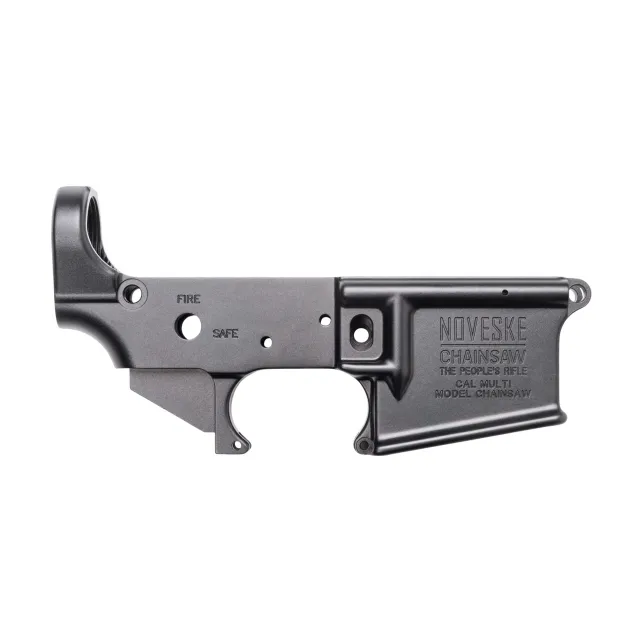 Noveske 04000885 Chainsaw N4 Stripped Lower Receiver, 223/556, Black