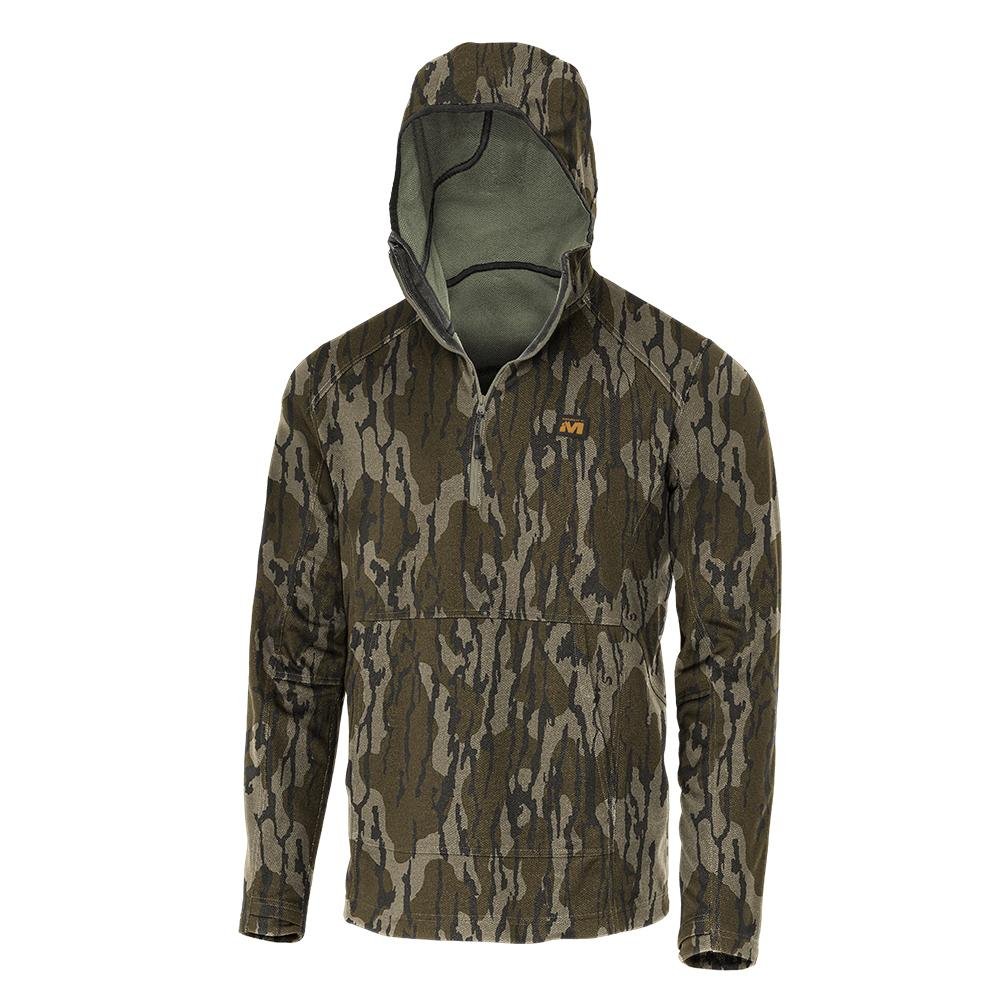 Buy Muddy DV8 Quest Midweight Quarter Zip Hoodie Mossy Oak Bottomland S online
