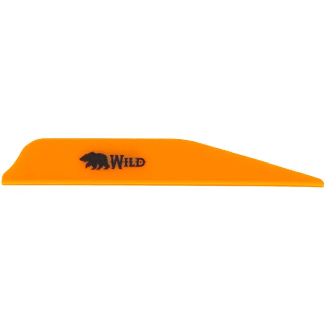 Bohning Wild Vanes 3 in. Neon Orange 100 pk. - Bohning