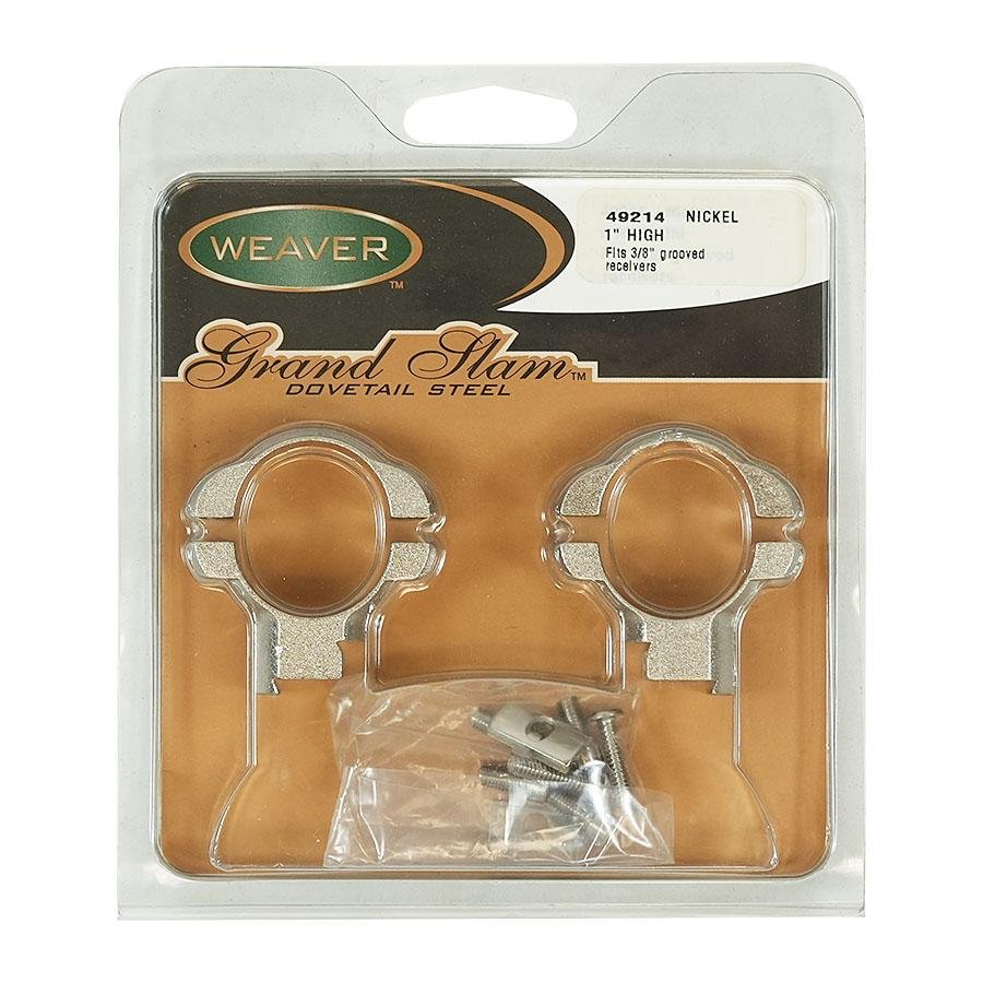 Weaver Grand Slam Ruger Style Rimfire Scope Rings - Weaver