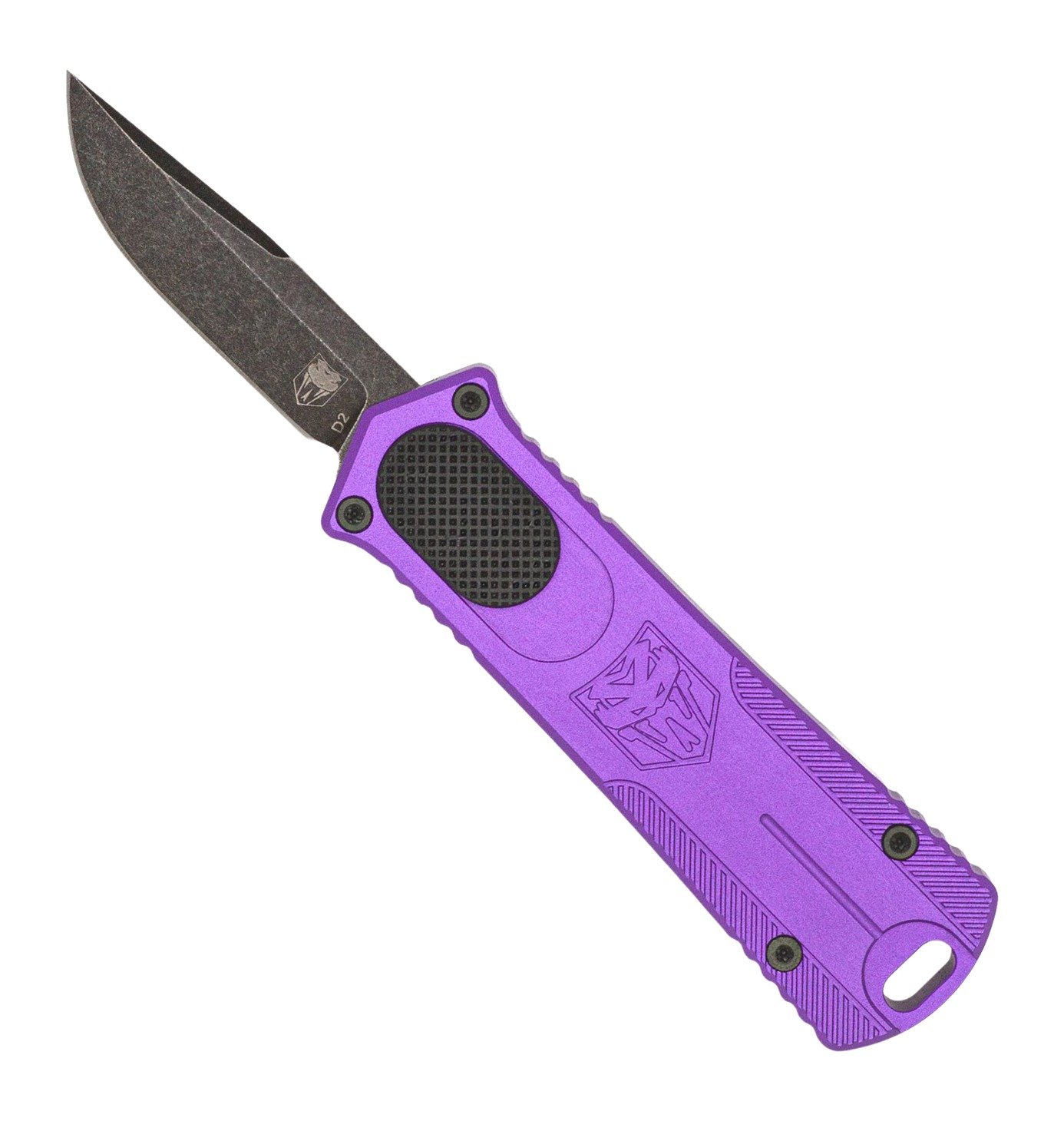 CobraTec CBT CALI 952 Gen2 D2 Purple OTF Knife - CobraTec Knives