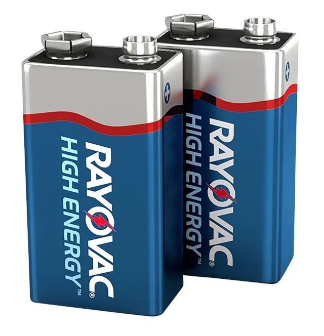 Rayovac A16042J 9V Alkaline Battery - 565 mAh, 2 Pack - RAY - 565