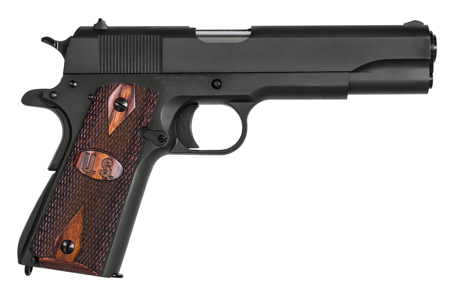 Buy Auto-Ordnance 1911BKO9W 9mm 5in Barrel Matte Black 9 Round Semi-Automatic online