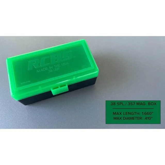 Buy RCBS Impact Resistant Ammo Box .38 Special/.357 Mag online