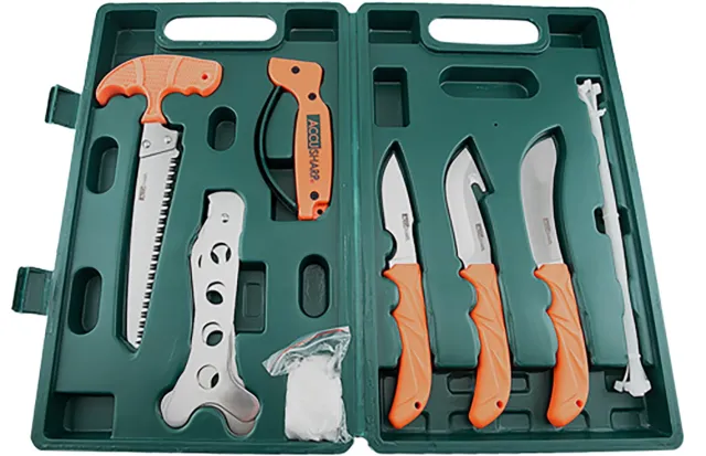 AccuSharp Game PROCESSING Kit Complete 9-Piece With Hard Case - Fortune Products (Accusharp)
