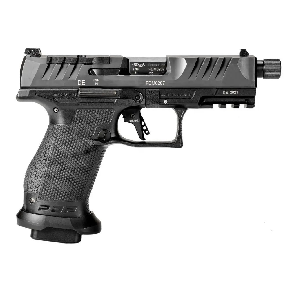 Walther PDP Pro SD Compact 9mm 4.6in Threaded Brl 3x 17rd Mags OR Bk Pistol