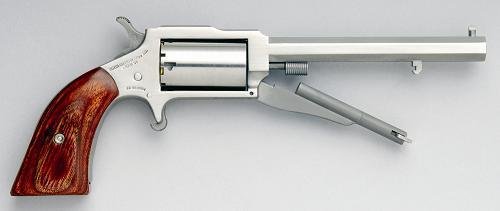 NAA 18603C 1860 The Earl 22 LR/MWR 3" Barrel 5rd Stainless Steel Rosewood Boot Grip - NAA - 22 LR | 22 Magnum
