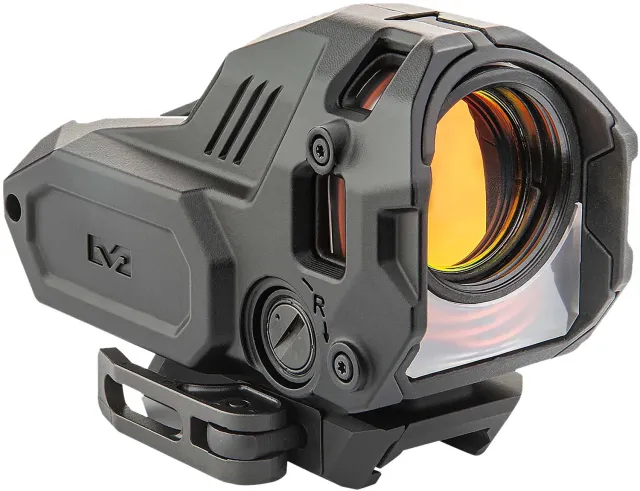 Meprolight 56225270 M22 Pro 10 MOA Amber Triangle Reticle Sight Black - Meprolight