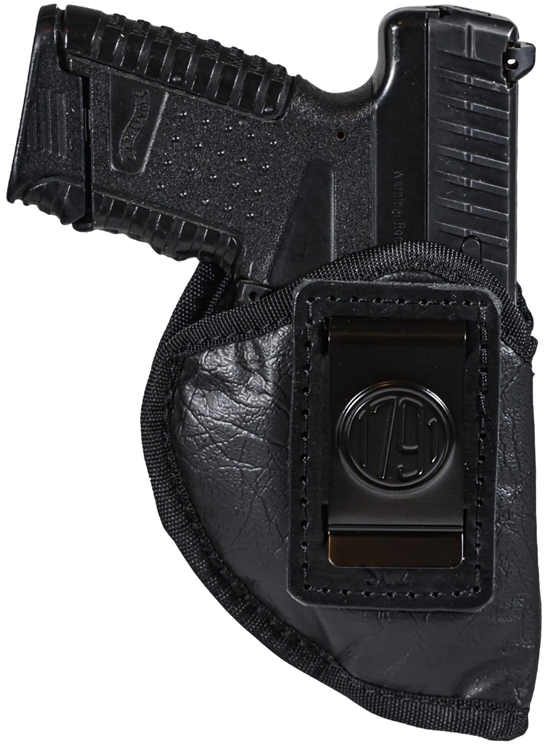 1791 Gunleather ECOSC2BLKR EcoCarry Sub-Compact IWB Medium Black RH - 1791 Gunleather