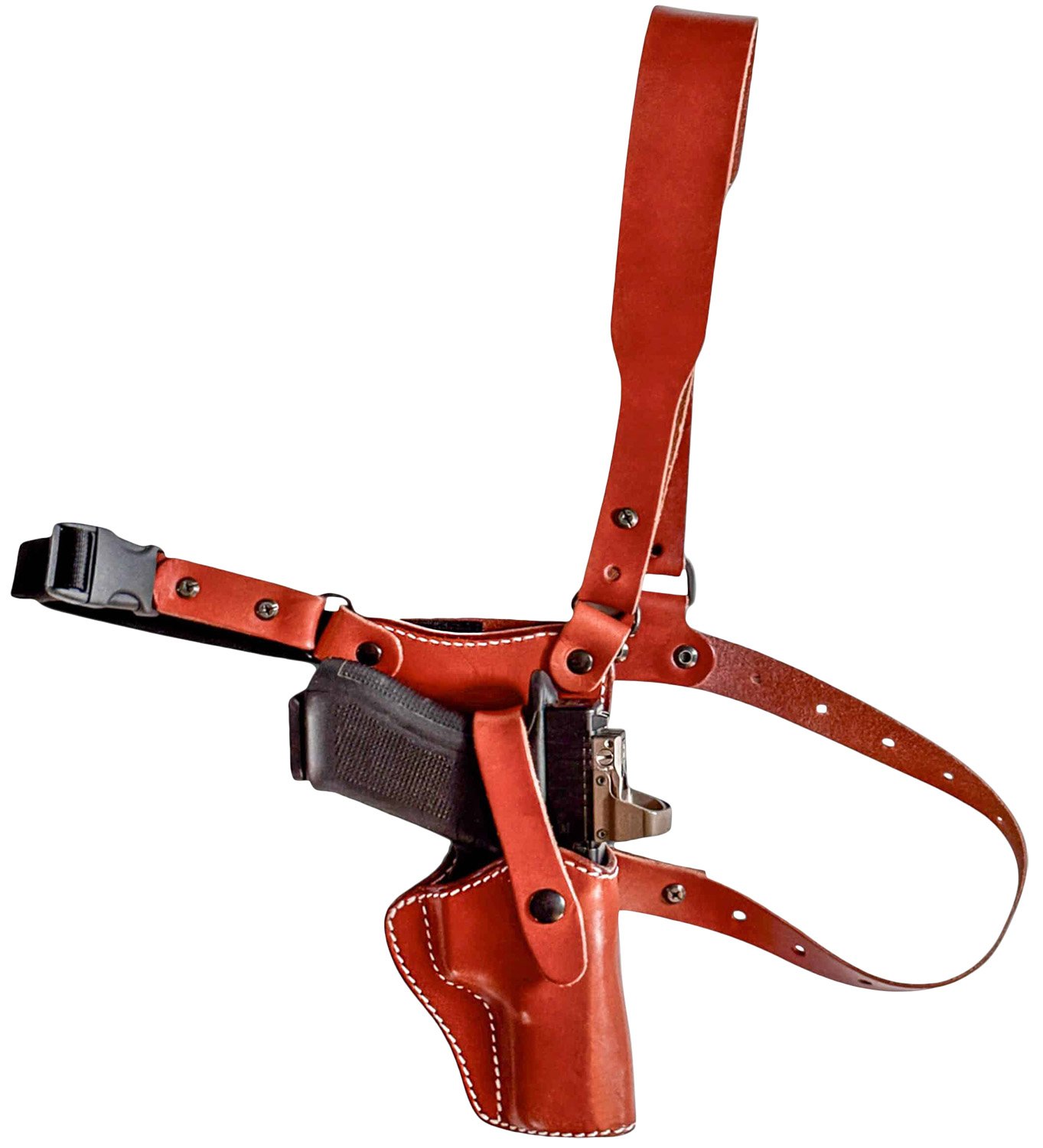 1791 Gunleather PFC-2.1-CBR-R Optic-Ready Brown RH Glock 17/19/22/23/45 - 1791 Gunleather