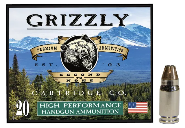Grizzly Ammo GC357S2 357Sig 90gr JHP 1900fps 20/Box