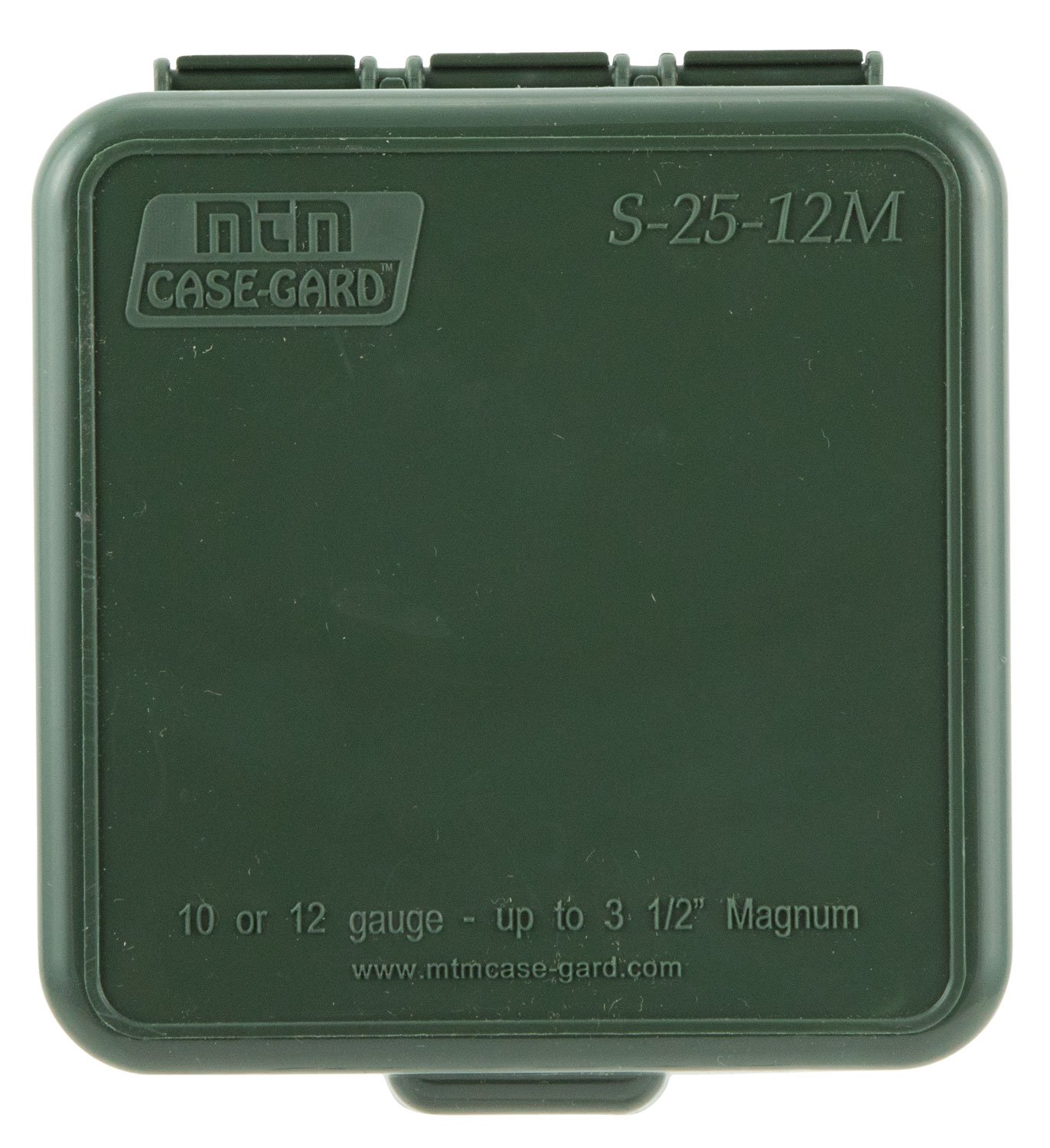 MTM Case-Gard S25-12M Shotshell Box 10/12 Gauge 25 Rd Forest Green - MTM Case-Gard