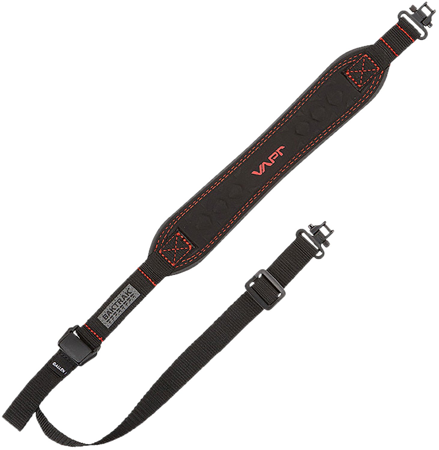 Allen 8375 Vapor Rifle Sling 1.25 in Black Red Nylon Adjustable - Allen Company