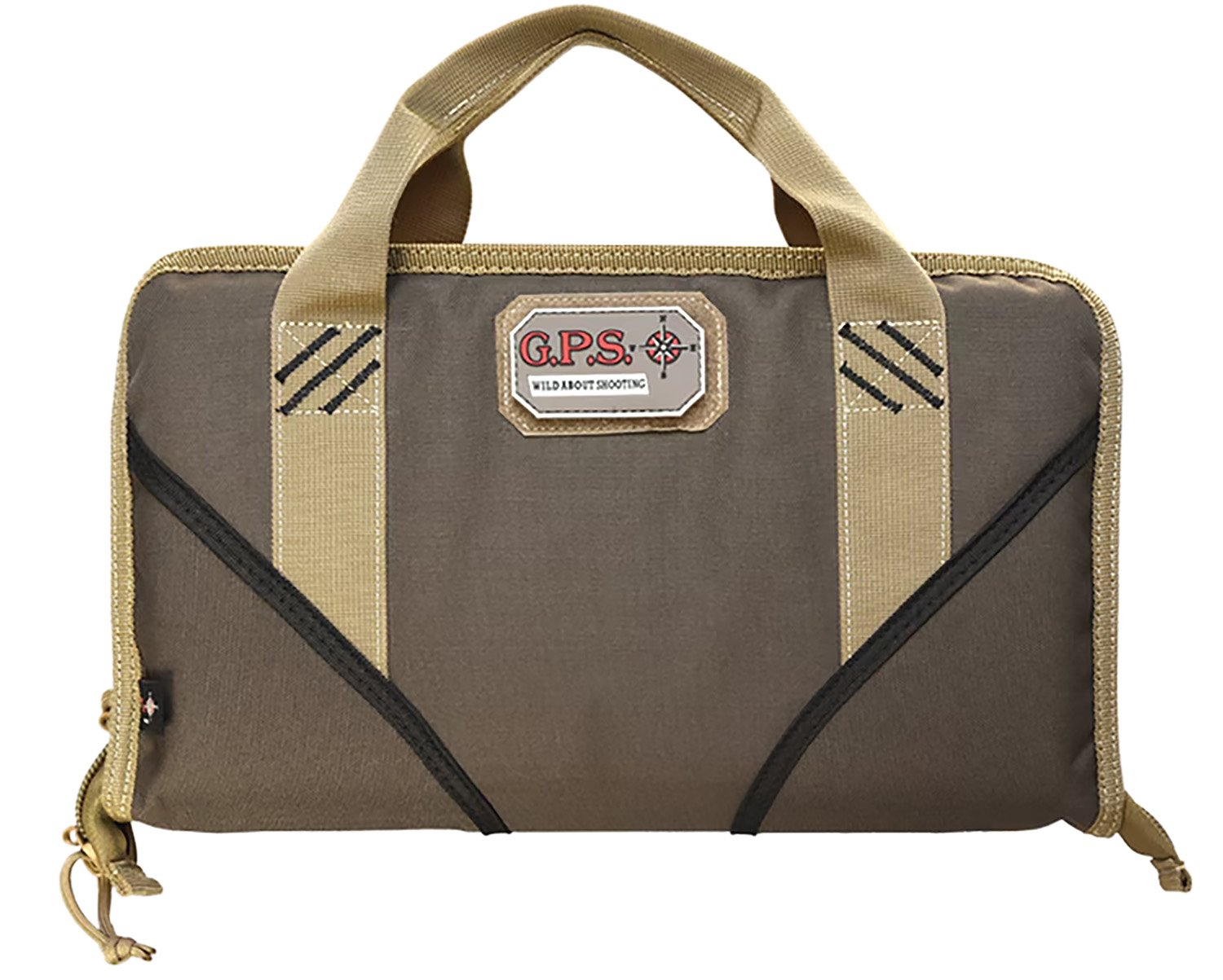 GPS 1485PCMF Memory Foam Pistol Case Large Lockable Zippers - GPS