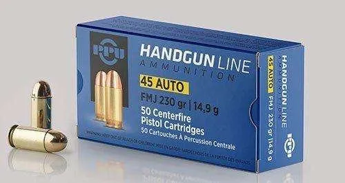 Buy PPU PPH45F Handgun 45ACP 230gr Full Metal Jacket 50 Per Box/10 Case online