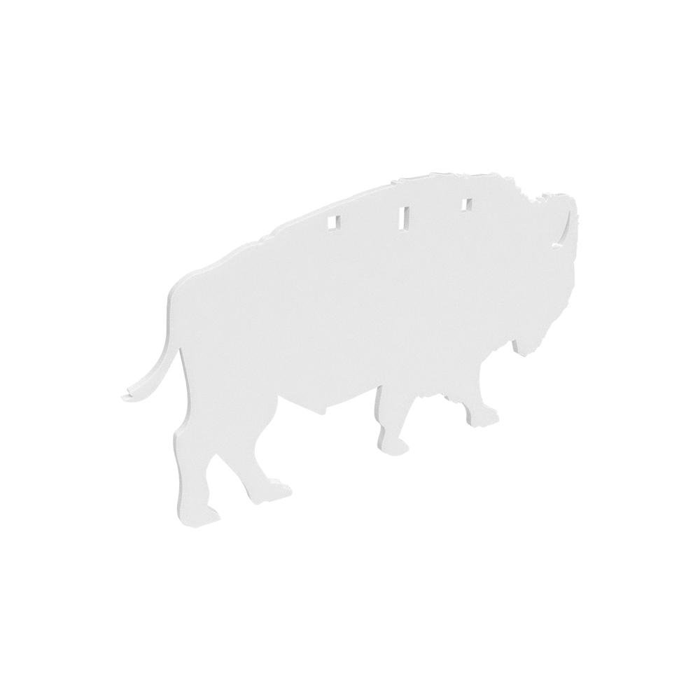 Buy Birchwood Casey BC-47704 AR500 3/8In Bison Silhouette Target 22In White online