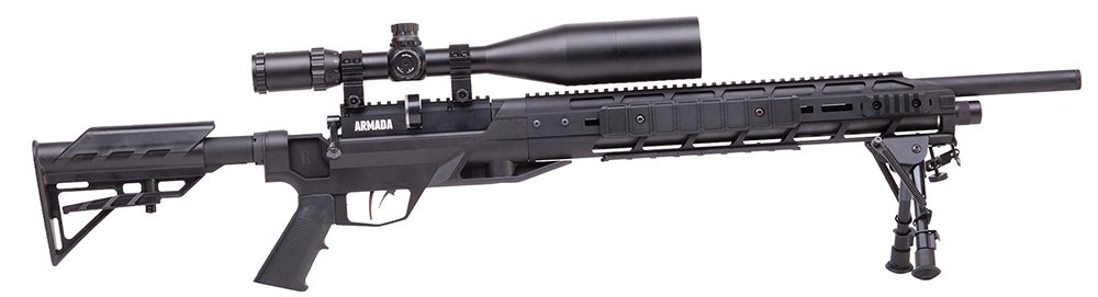 Benjamin BTAP22SX Armada PCP 22 Pellet 42.8 in Black 10+1 Bolt Action - Benelli USA - 22 Pellet