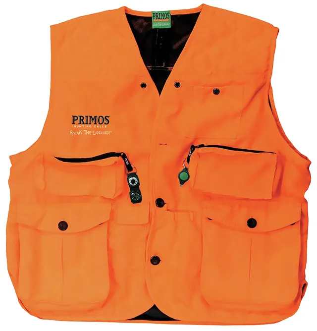 Buy Primos 65705 Gunhunter's Hunting Vest 3XL Blaze Orange Features Compass ... online