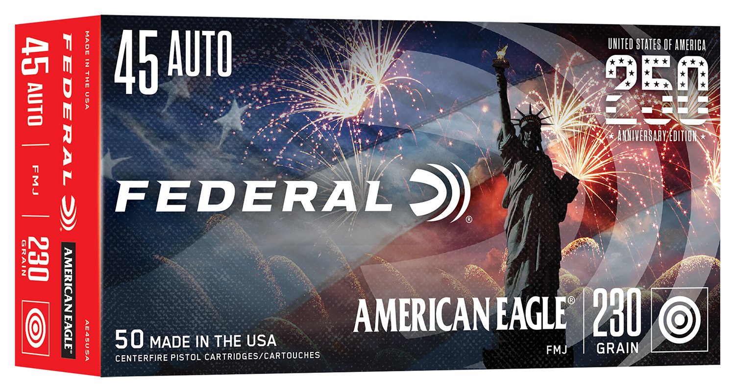 Buy Federal Premium 45 AUTO 230GR FMJ AE45USA 404Rd Bulk Pack online
