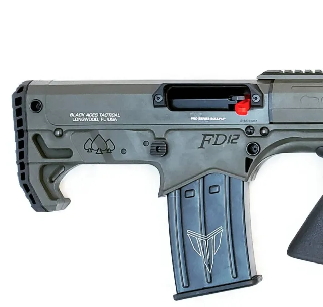 Black ACES TACTICAL BULLPUMP SGP 12GA 18.5IN BBL G...