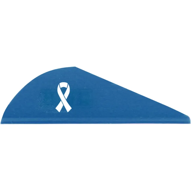 Bohning Blazer Vanes Awareness Blue 36 pk. - Bohning