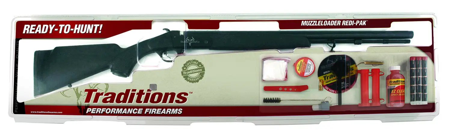 Traditions Buckstalker XT .50 Cal 24 In 3-9x40 Blued/Black - Traditions Performance Firearms - 50 BLKPOWDER