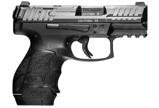 VP9SK Subcompact 9mm Pistol by HK: Optics Ready, 3.39" Barrel, Night Sights, 15+1 Capacity, Extra Backstraps & Grip Plates - Heckler & Koch for sale at Bang-Bang Tactical