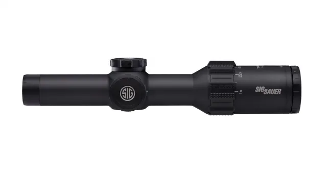 TANGO6T 1-6X24MM 30MM SFP HELLFIRE 3 GUN ILLUM RET 0.2 MRAD ADJ CAPPED TURRET - BLACK