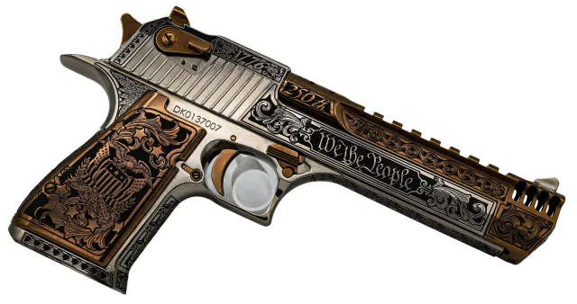 Magnum Research DE50SQC Desert Eagle 50 AE 6.0" Bronze PVD Semi-Auto Pistol