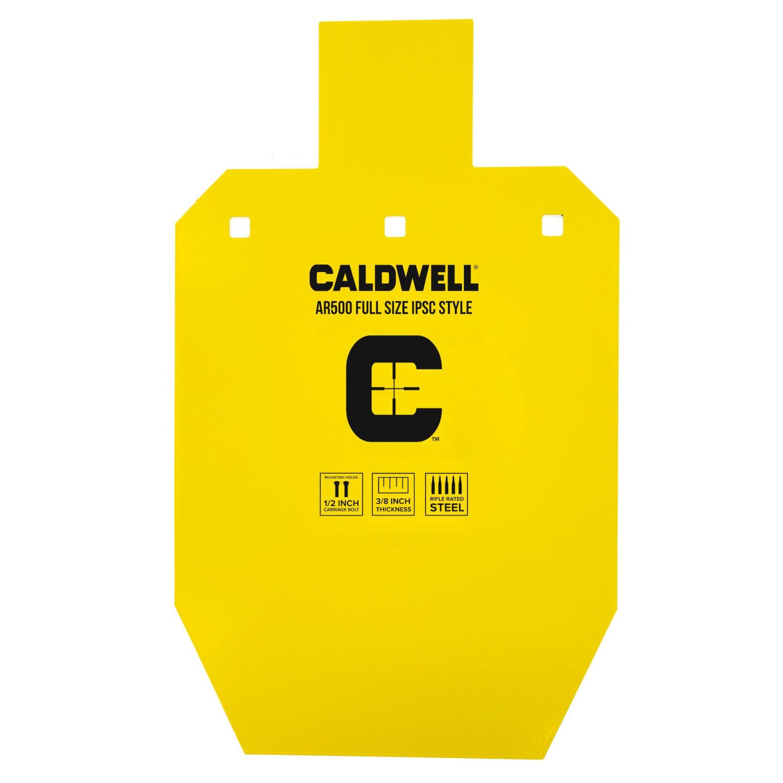 Buy Caldwell AOB 1116705 AR500 Full Size IPSC Steel Target online