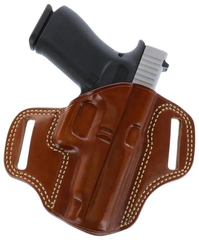 Galco CM270 Combat Master Tan Leather OWB Holster for Browning Hi-Power - Galco International for sale at Smoke Wagon Firearms