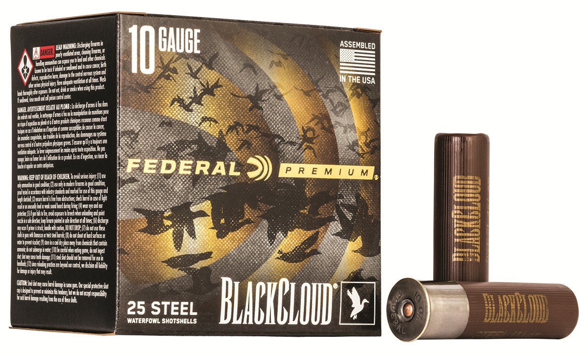 Federal Premium Black Cloud FS Steel 10 Gauge 3.5 In 1 5/8 oz 2 Shot - Federal Premium Ammunition - 10 Gauge