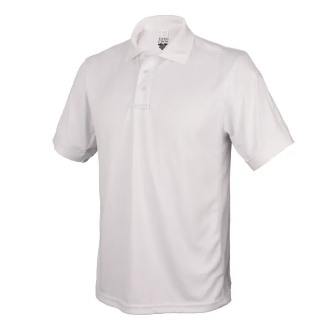 Flying Cross Short Sleeve Impact Polo Moisture-Wicking Navy