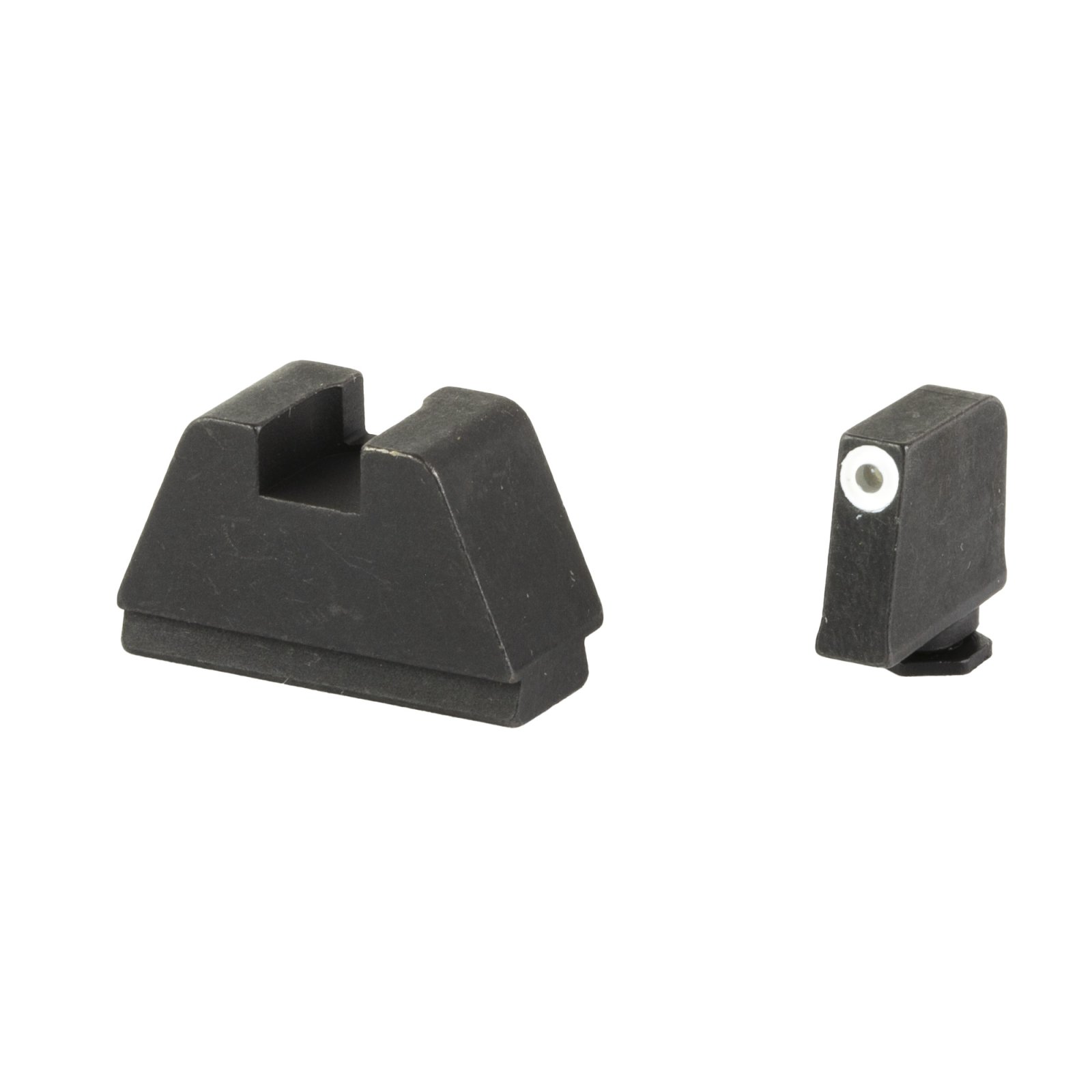 AmeriGlo GL491 Optic Sight Set Glock 3XL Tall Green Tritium Black Rear - AmeriGlo
